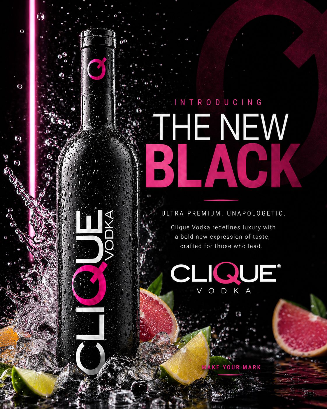 Clique Vodka, The New Black campaign