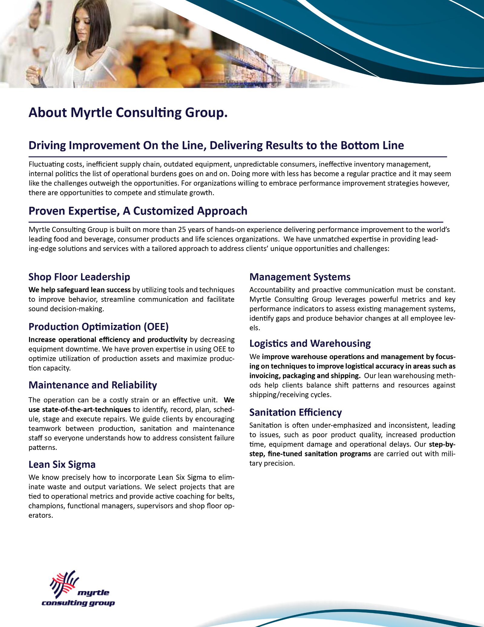 Myrtle branding creative brief document